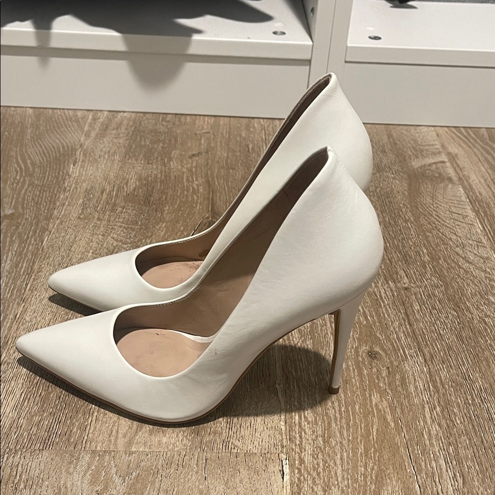Aldo Elegant Cream Women's Heels - Picture 2 of 4